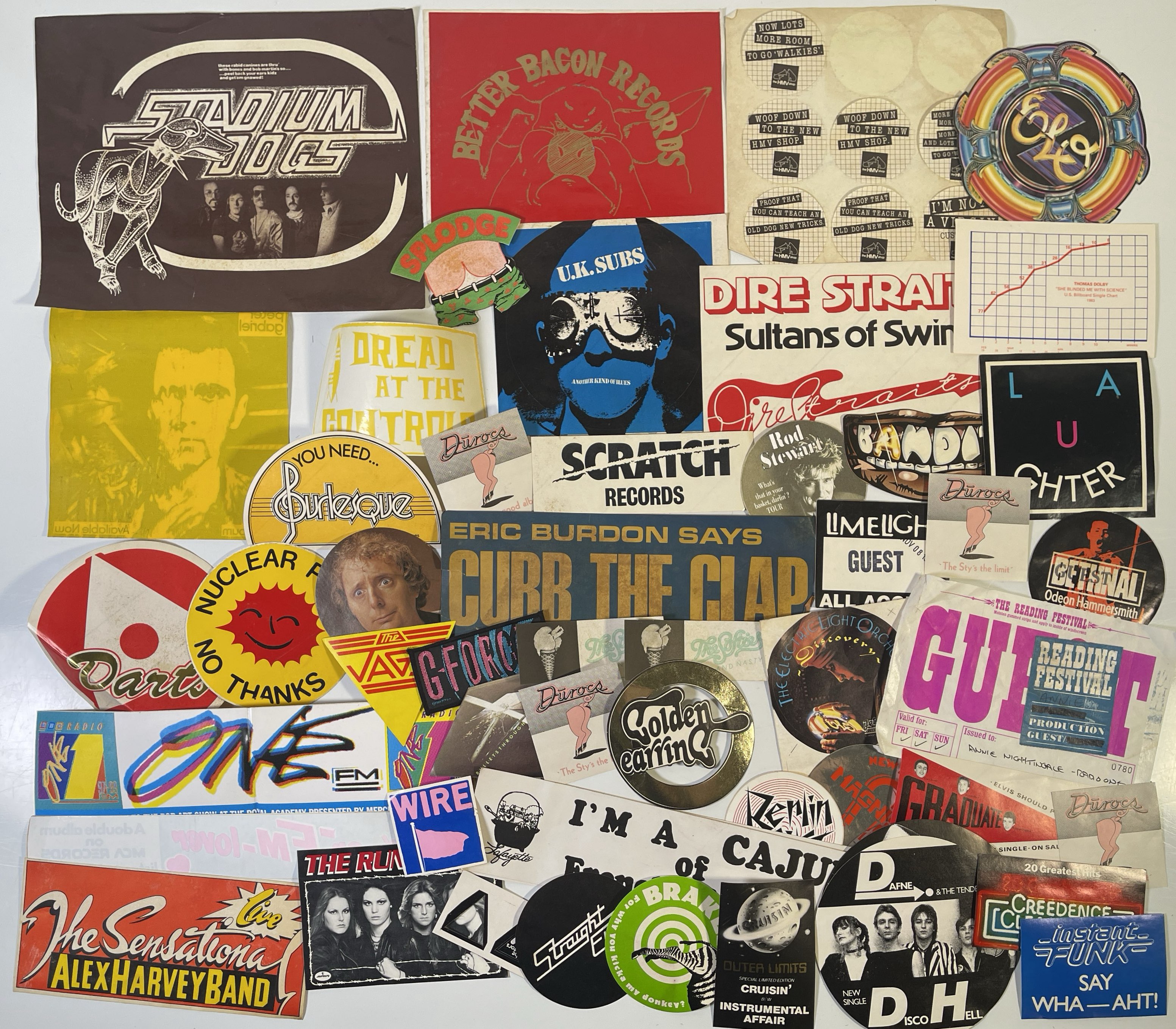 Lot 374 - PROMOTIONAL STICKER COLLECTION.
