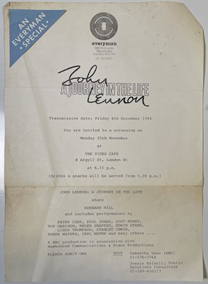 Lot 387 - THE BEATLES - JOHN LENNON RELATED MEMORABILIA.