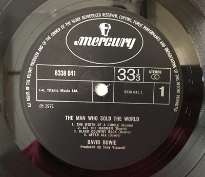 Lot 999 - DAVID BOWIE - THE MAN WHO SOLD THE WORLD LP (ORIGINAL UK DRESS SLEEVE COPY - MERCURY 6338 041)