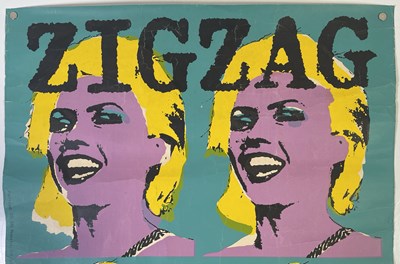 Lot 401 - PUNK INTEREST- ZIG ZAG MAGAZINE DEBBIE HARRY POSTER.