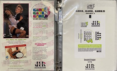 Lot 15 - TRADING CARDS - 11 BINDERS WITH LARGE COLLECTION OF 1990S GLAMOUR/ADULT/EROTICA CARDS.