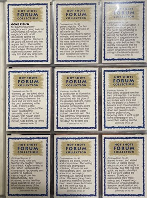Lot 15 - TRADING CARDS - 11 BINDERS WITH LARGE COLLECTION OF 1990S GLAMOUR/ADULT/EROTICA CARDS.