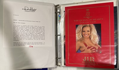 Lot 15 - TRADING CARDS - 11 BINDERS WITH LARGE COLLECTION OF 1990S GLAMOUR/ADULT/EROTICA CARDS.