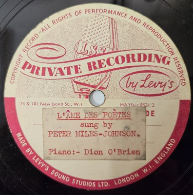 Lot 80 - DUSTY SPRINGFIELD - CAN'T WE BE FRIENDS? 10" 78RPM (FIRST RECORDING - ALSO WITH DION 'TOM SPRINGFIELD' EARLY 78RPM RECORDING)