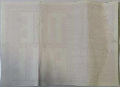 Lot 505 - MARK E. SMITH / THE FALL - AN ORIGINAL 1987 CONCERT POSTER.