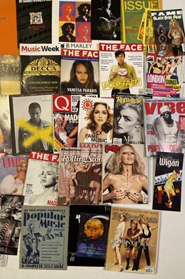 Lot 98 - MUSIC MAGAZINES AND PROGRAMMES INC FACTORY RECORDS / MADONNA / THE FACE.