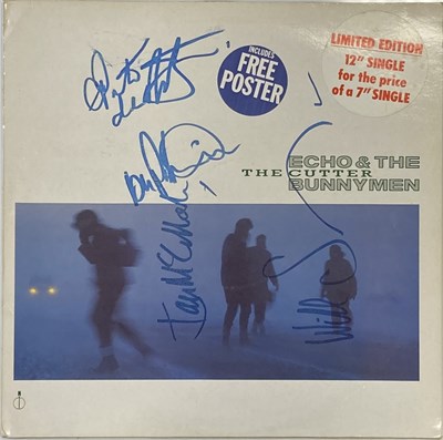 Lot 203 - ECHO AND THE BUNNYMEN SIGNED 12".