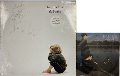 Lot 204 - TEARS FOR FEARS SIGNED LP AND 7".
