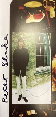 Lot 205 - PAUL WELLER - STANLEY ROAD SIGNED THREE TIMES BY PETER BLAKE.