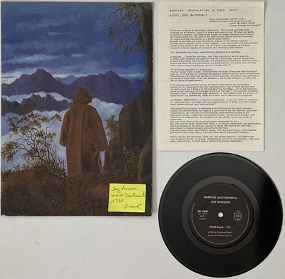 Lot 33 - JOY DIVISION - 'SORDIDE SENTIMENTAL' (COMPLETE ORIGINAL RELEASE OF ATMOSPHERE 'LICHT UND BLINDHEIT' - SS 33 002)