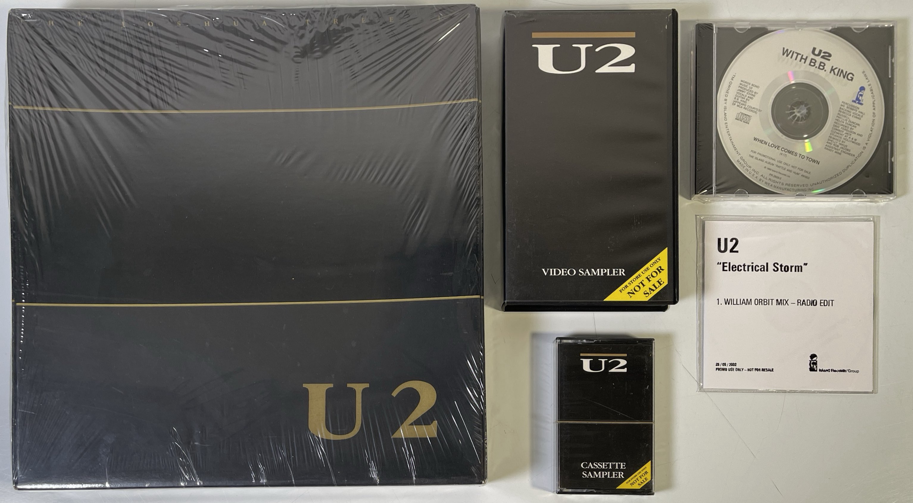 Lot 66 - U2 - SEALED JOSHUA TREE PROMOTIONAL BOX SET.