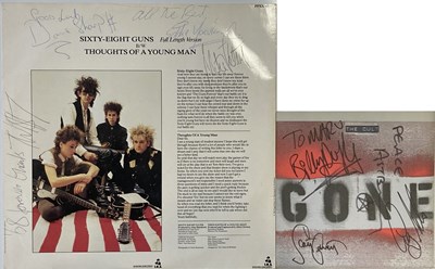 Lot 208 - THE ALARM / THE CULT SIGNED ITEMS.