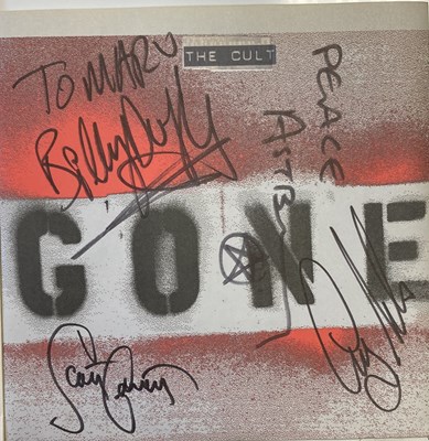 Lot 208 - THE ALARM / THE CULT SIGNED ITEMS.