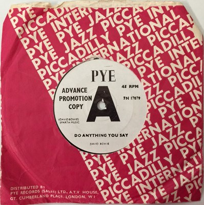 Lot 43 - DAVID BOWIE - DO ANYTHING YOU SAY 7" (7N17079 - PROMO COPY)