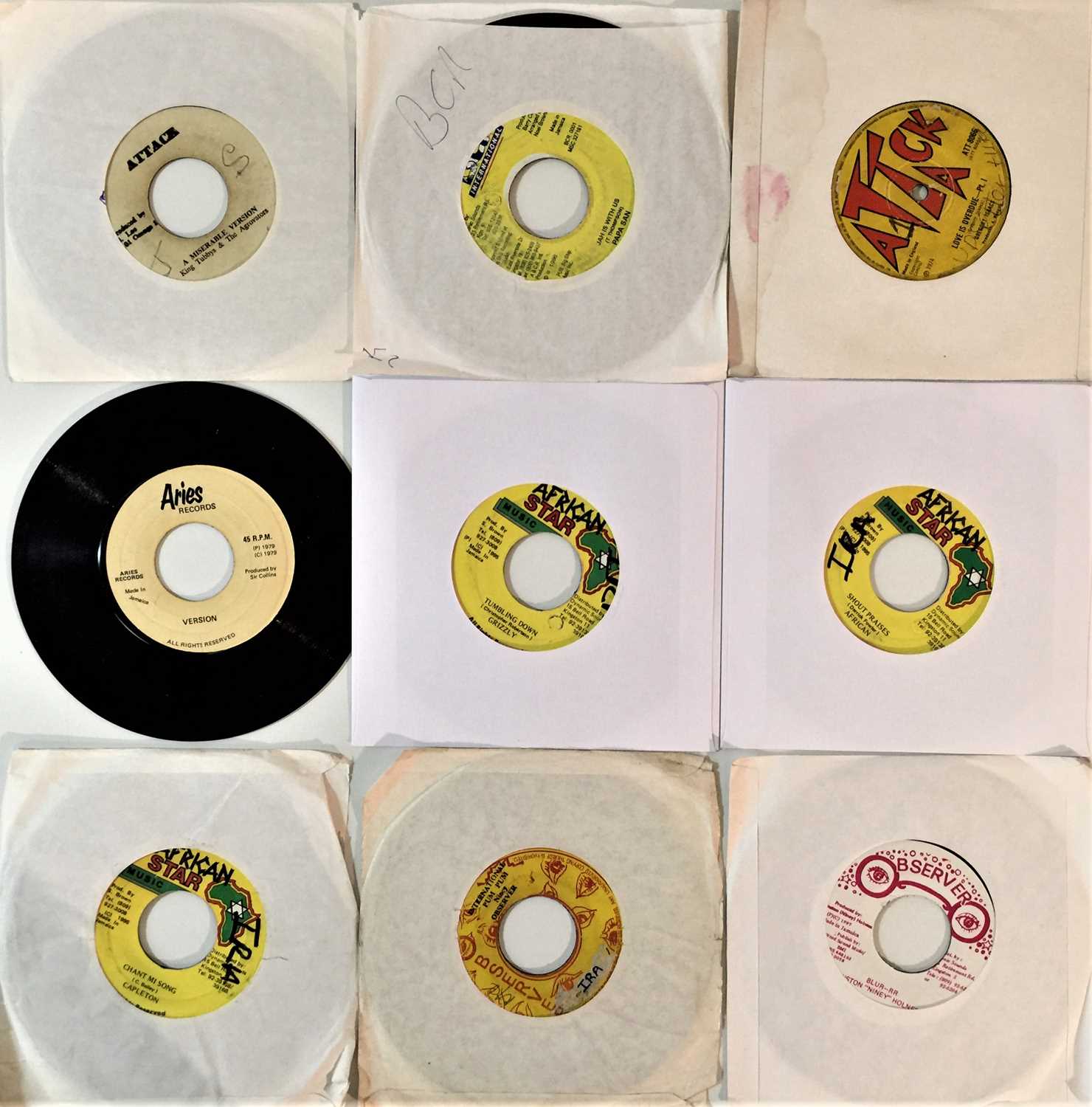 Lot 300 - REGGAE LABEL (MAINLY JAMAICAN) 7''
