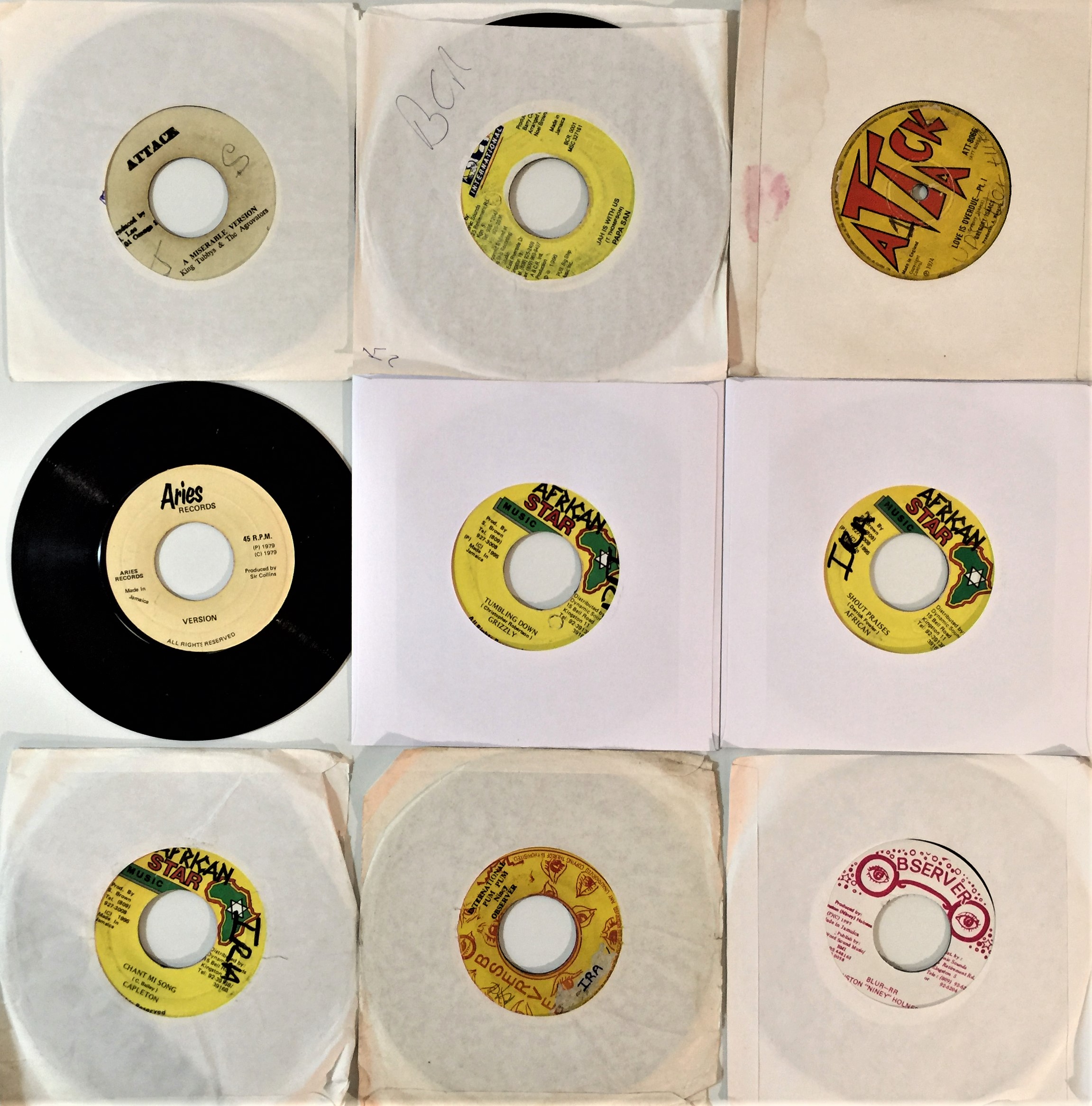 Lot 300 - REGGAE LABEL (MAINLY JAMAICAN) 7''