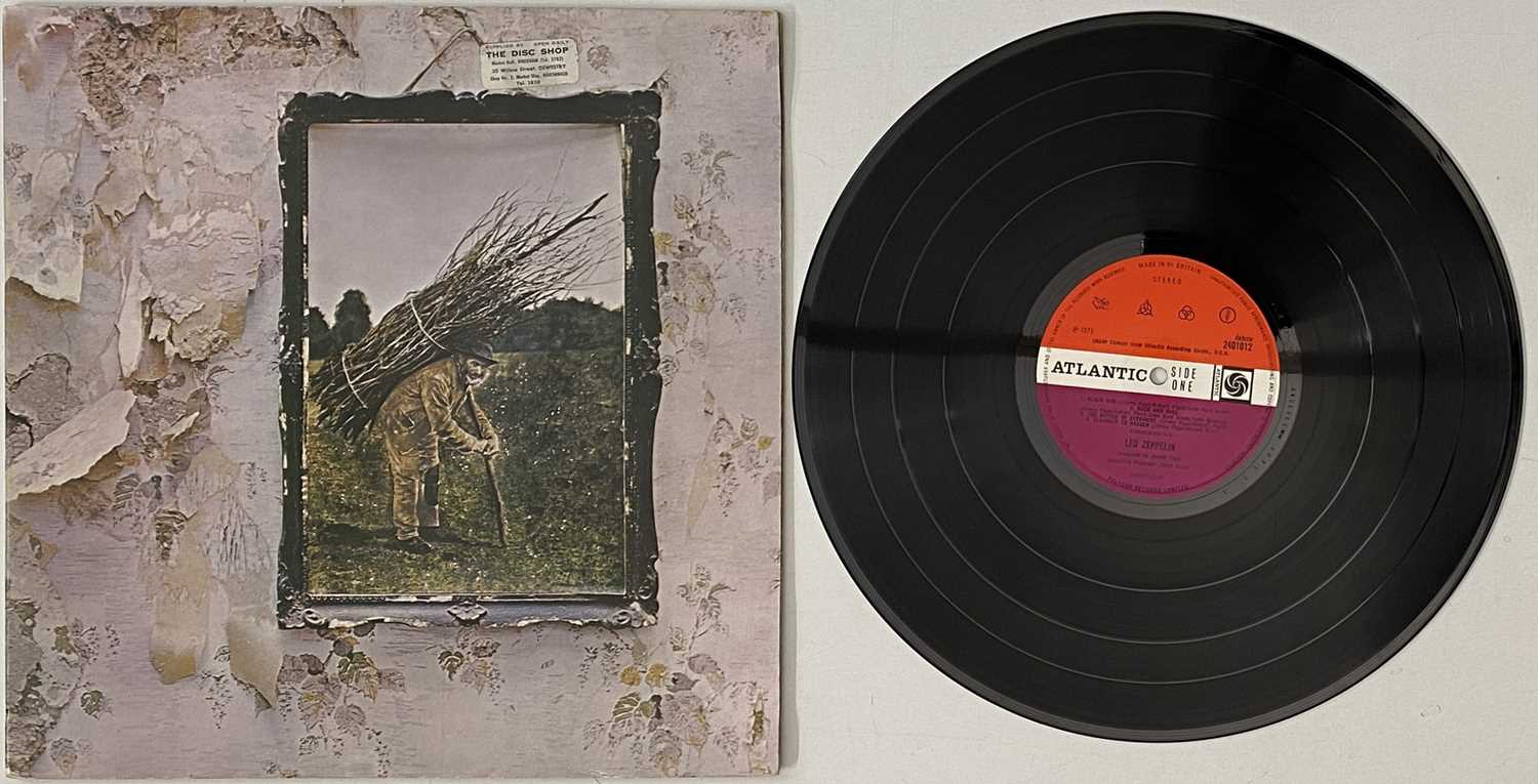Lot 1172 - LED ZEPPELIN - LED ZEPPELIN IV LP (ORIGINAL INVERTED FEATHER/PETER GRANT PRESSING)