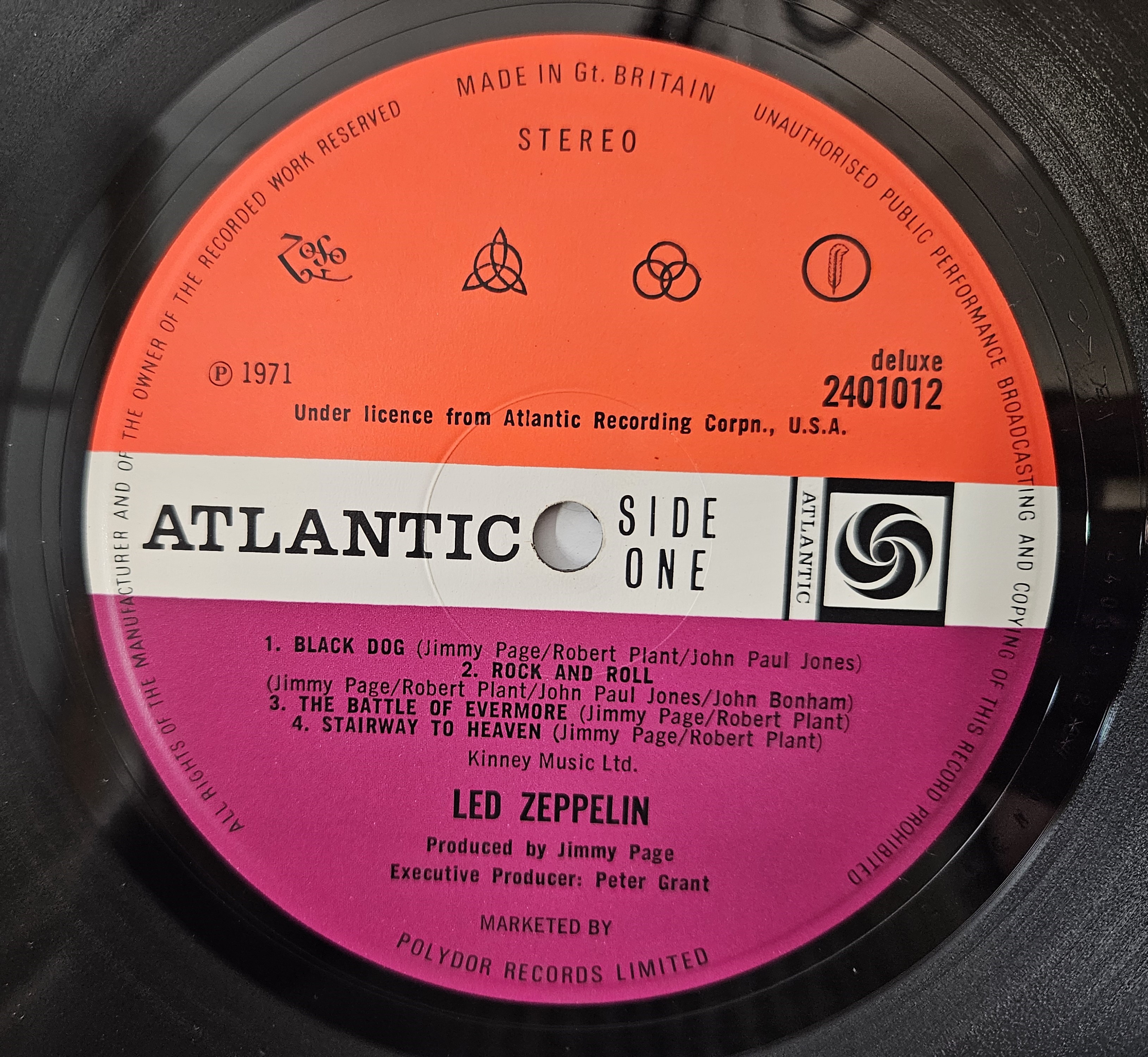 Lot 1172 - LED ZEPPELIN - LED ZEPPELIN IV LP (ORIGINAL