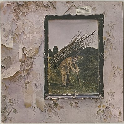 Lot 1172 - LED ZEPPELIN - LED ZEPPELIN IV LP (ORIGINAL INVERTED FEATHER/PETER GRANT PRESSING)