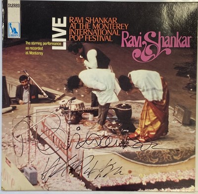 Lot 215 - RAVI SHANKAR SIGNED LP.