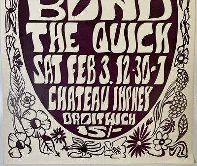 Lot 234 - GRAHAM BOND / THE QUICK - C 1968 'ALL NITER' POSTER.