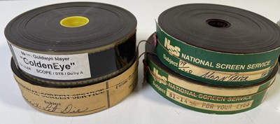 Lot 84 - JAMES BOND - CINEMA ISSUED TRAILER REELS.