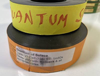 Lot 84 - JAMES BOND - CINEMA ISSUED TRAILER REELS.