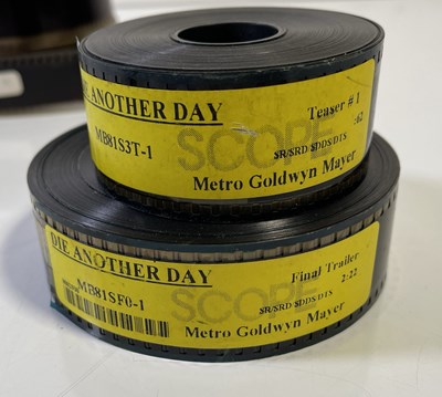 Lot 84 - JAMES BOND - CINEMA ISSUED TRAILER REELS.