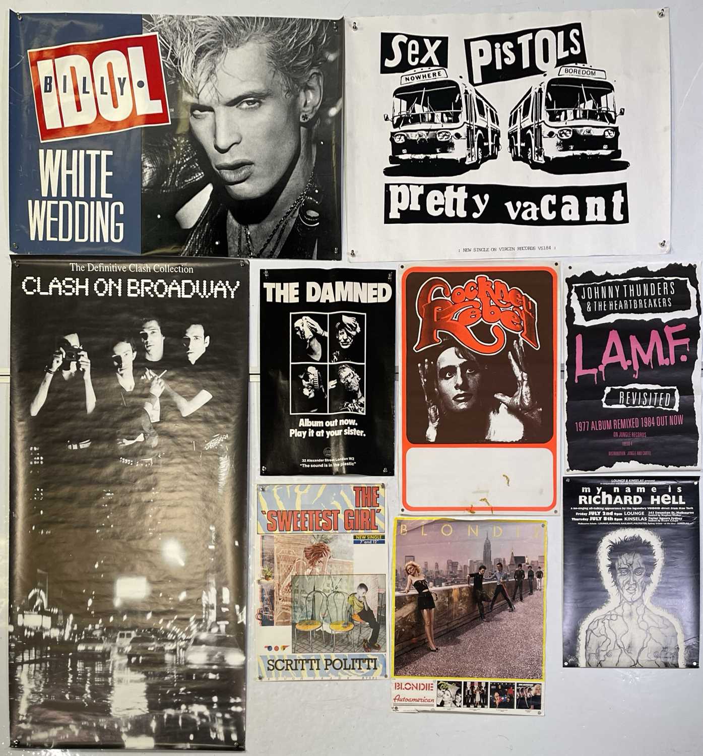 Lot 250 - PUNK POSTER COLLECTION.