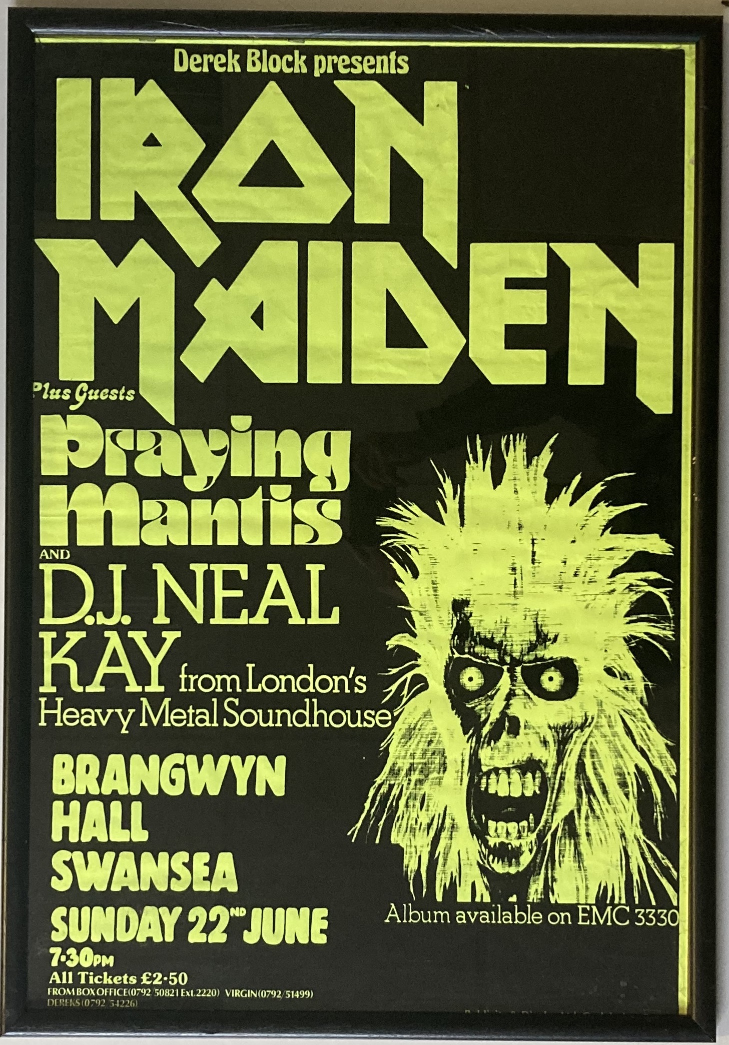 VINYL LP 1980 IRON MAIDEN [EMC3330]