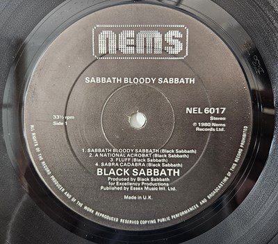 Lot 803 - BLACK SABBATH - SABBATH BLOODY SABBATH LP MISPRES (SIDE 2 PLAYS SIDE 2 FROM PARANOID - NEL 6017)