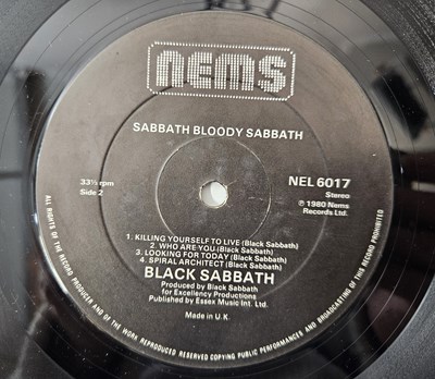 Lot 803 - BLACK SABBATH - SABBATH BLOODY SABBATH LP MISPRES (SIDE 2 PLAYS SIDE 2 FROM PARANOID - NEL 6017)