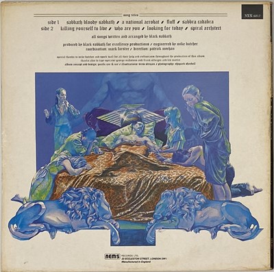 Lot 803 - BLACK SABBATH - SABBATH BLOODY SABBATH LP MISPRES (SIDE 2 PLAYS SIDE 2 FROM PARANOID - NEL 6017)