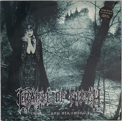 Lot 810 - CRADLE OF FLITH - DUSK AND HER EMBRACE LP (UK ORIGINAL W/ POSTER - MFN 208)