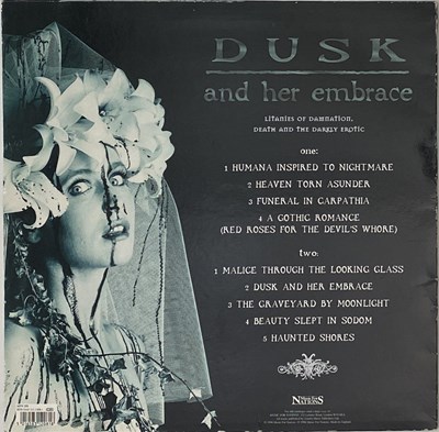 Lot 810 - CRADLE OF FLITH - DUSK AND HER EMBRACE LP (UK ORIGINAL W/ POSTER - MFN 208)