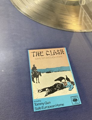 Lot 268 - THE CLASH GIVE EM ENOUGH ROPE BPI AWARD.