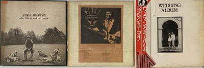 Lot 819 - THE BEATLES AND RELATED - LP COLLECTION (INC BOX OF ASSORTED MEMORABILIA)