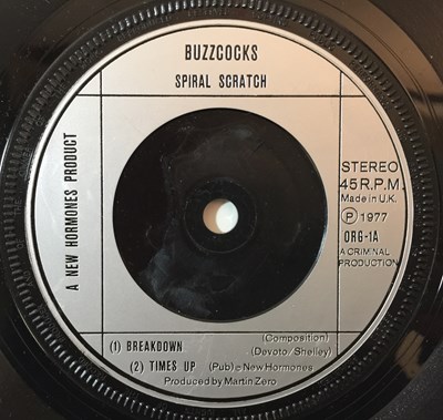Lot 1001 - FIFTY-FIVE DEGREES/ BUZZCOCKS - 7" RARITIES