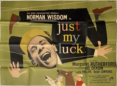 Lot 93 - LAUREL AND HARDY - DAYS OF THRILLS AND LAUGHTER (1963) UK QUAD POSTER AND ROBINSON CRUSOELAND STILLS.
