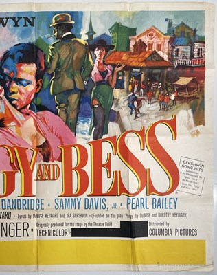 Lot 101 - PORGY AND BESS (1959) - ORIGINAL UK QUAD POSTER.