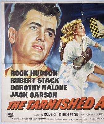 Lot 102 - THE TARNISHED ANGELS (1957) - AN ORIGINAL UK QUAD POSTER.