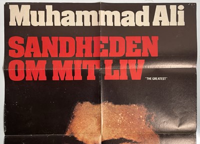 Lot 104 - MUHAMMAD ALI - THE GREATEST - ORIGINAL DANISH FILM POSTER.