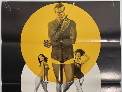 Lot 81 - JAMES BOND - THUNDERBALL (1965) - 1970S DANISH RELEASE ONE-SHEET.