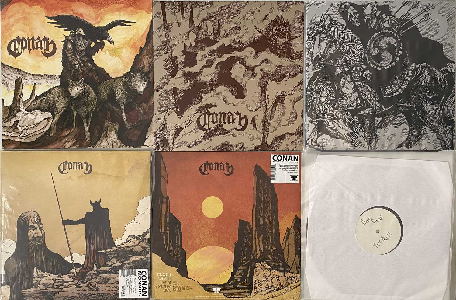 Lot 1311 - CONAN / DOOM METAL - LP PACK