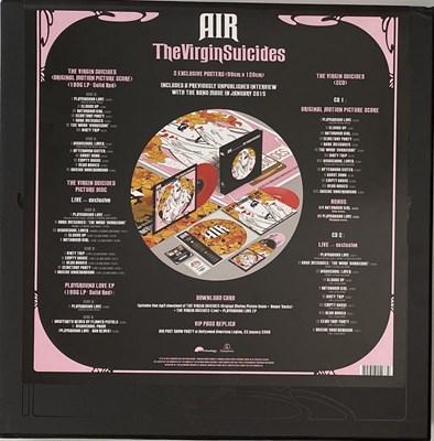 Lot 1317 - AIR - VIRGIN SUICIDES BOX SET (0825646152339)