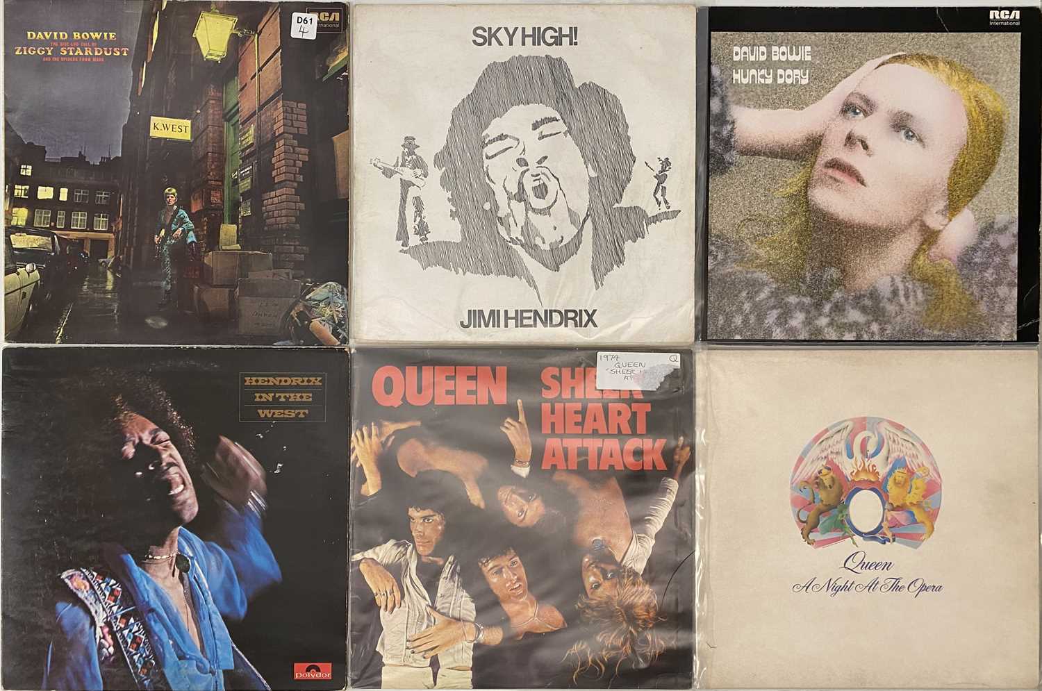 Lot 1343 - ROCK HEROES LP COLLECTION