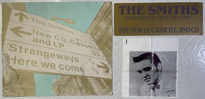 Lot 195 - THE SMITHS - ORIGINAL SHOP DISPLAY BOARDS AND PROMO CARRIER BAG.