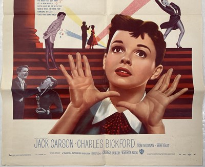 Lot 109 - JUDY GARLAND - AN ORIGINAL US ONE-SHEET POSTER FOR 'A STAR IS BORN' (1954).