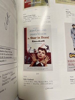 Lot 109 - JUDY GARLAND - AN ORIGINAL US ONE-SHEET POSTER FOR 'A STAR IS BORN' (1954).