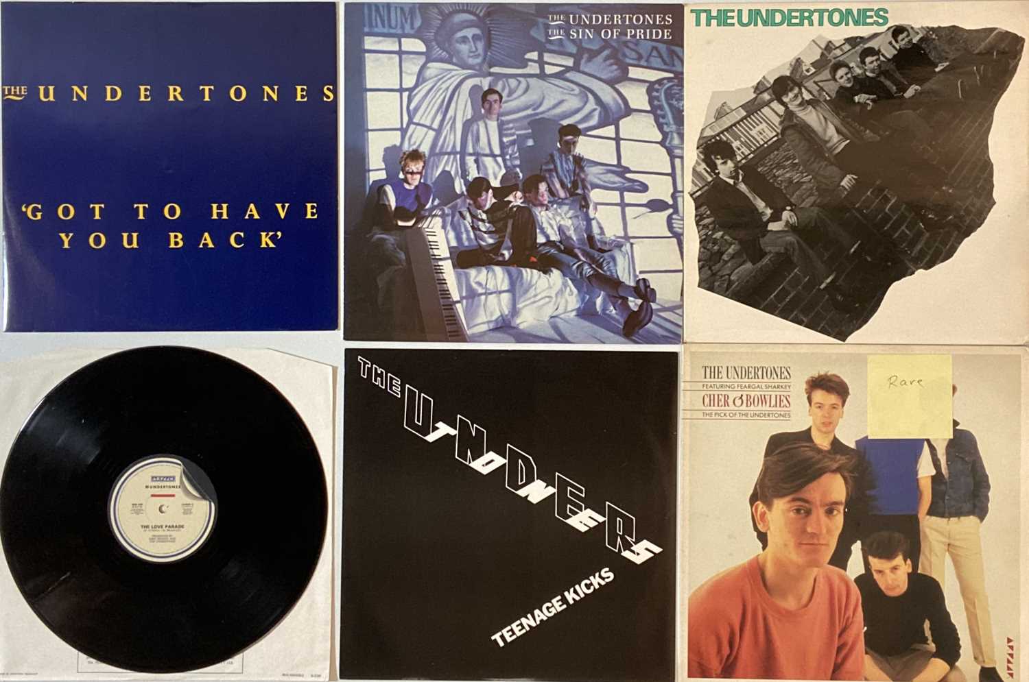 Lot 1007 - THE UNDERTONES AND RELATED - LPs/ 12" & 7" COLLECTION